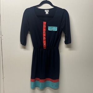Sweet Storm Deep Blue Dress Small